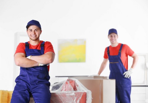 Local movers handling a flat move in Brompton
