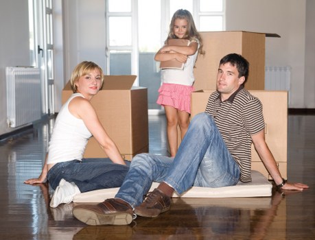 Careful furniture transport during Brompton flat removals